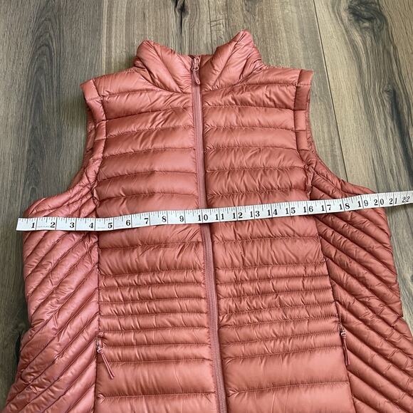 NEW Duluth Trading Co Down Right Tunic Vest Size Large Orange 650 Duck Down - Picture 4 of 9